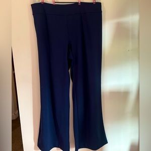 Comfortable wide, legged, cotton dress pants